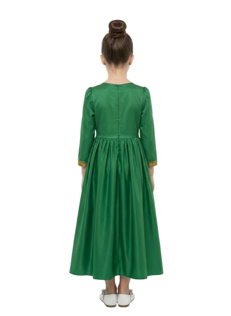 دىدانيالا فستان دانتيلا طويل الأكمام مطرز